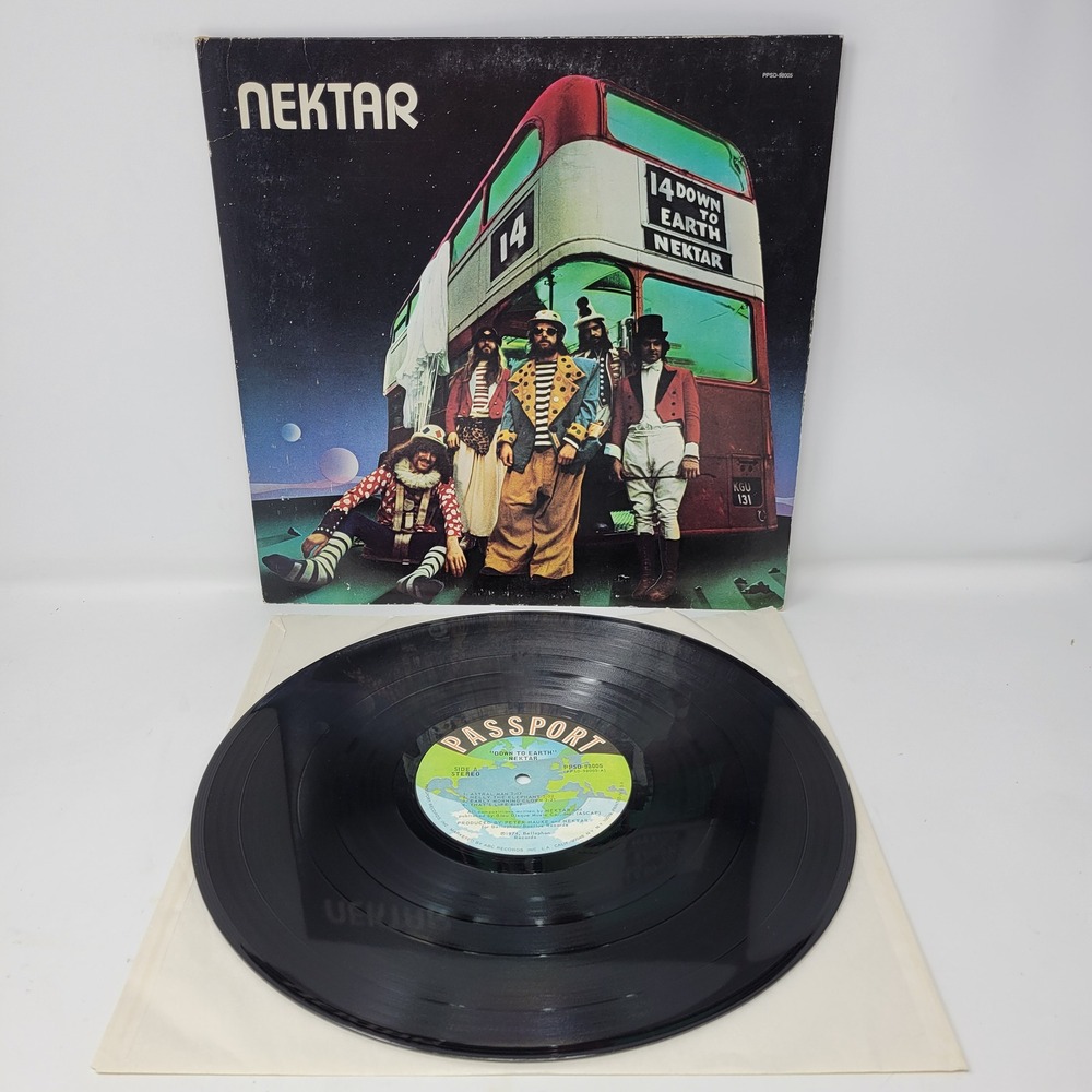 Nektar Down to‎ Earth Vinyl LP Record PPSD 98005 Passport 1974